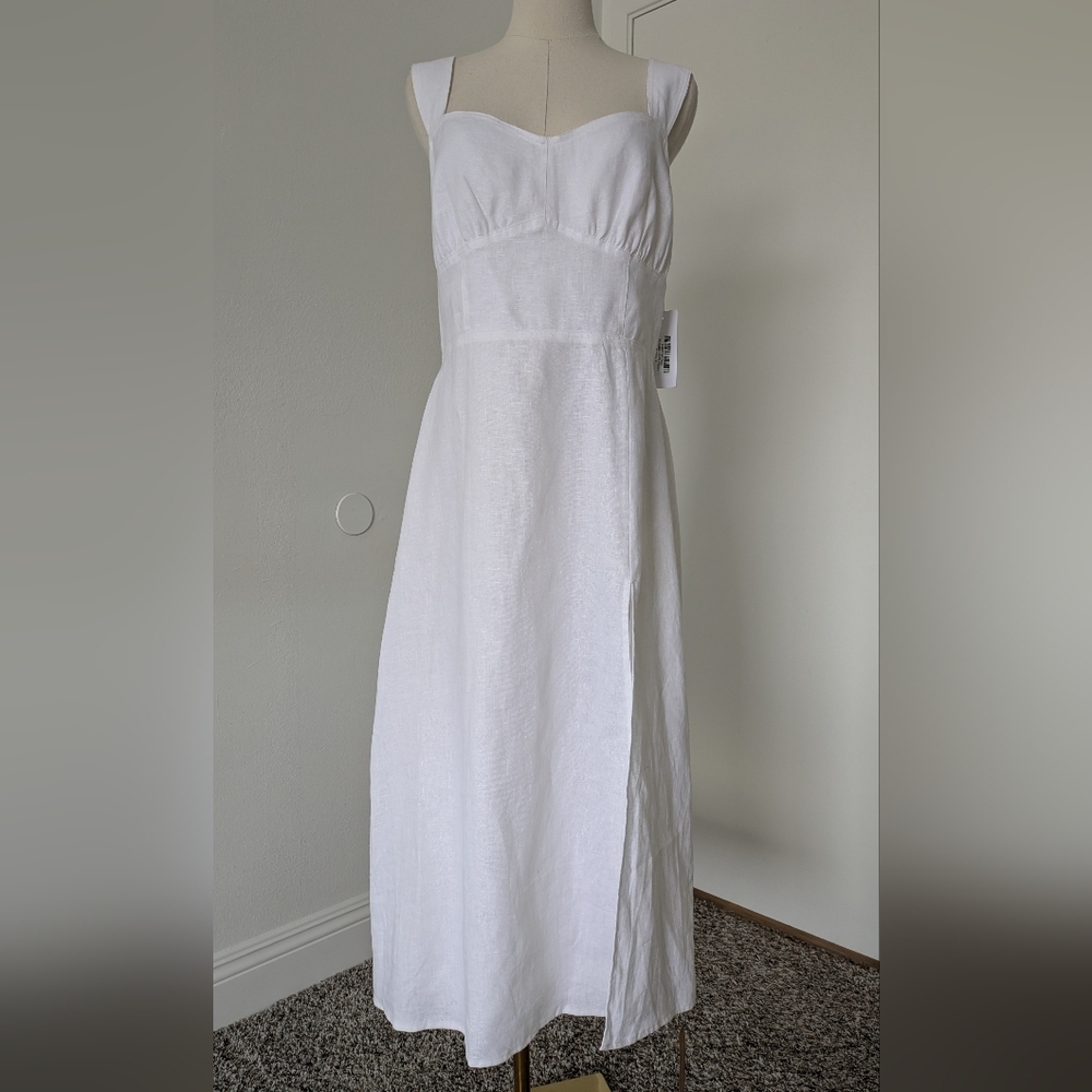 Reformation Seaside Linen Dress • 10